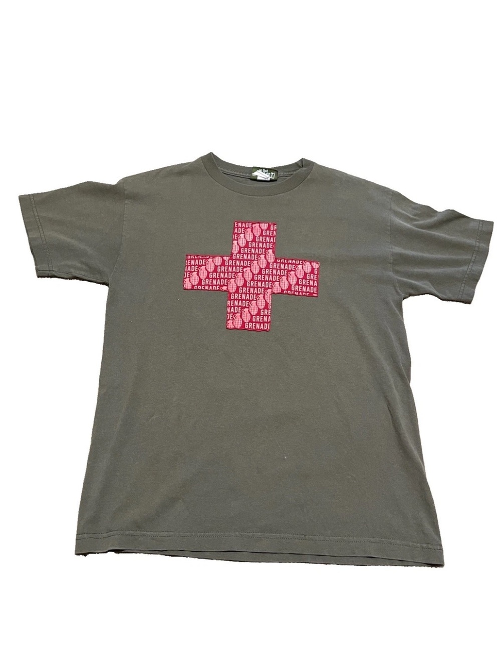 Grenade Y2K Mens Short Sleeve Graphic T-Shirt Size M Grunge Skater BMX